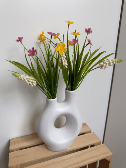Boeket Madelief (incl. vaas)