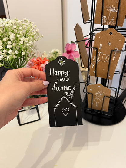 Label ‘Happy new home’