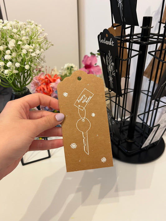 Label ‘Happy new home’