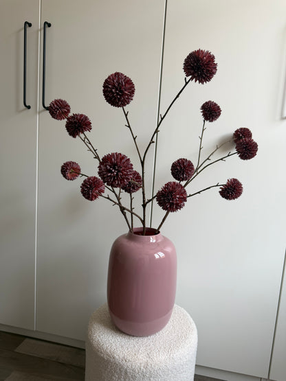 Pompom tak bordeaux
