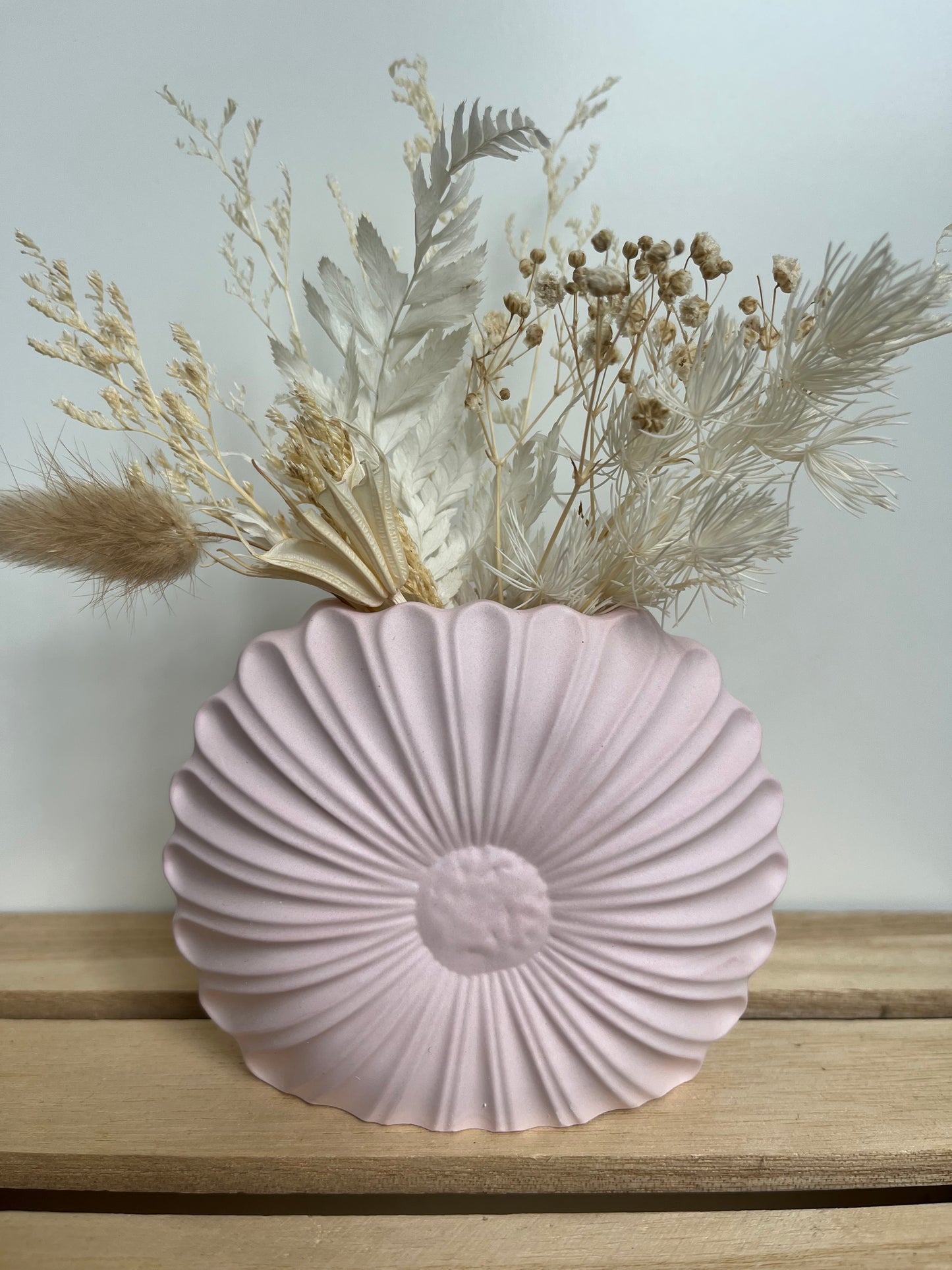 Vaasje bloem licht roze