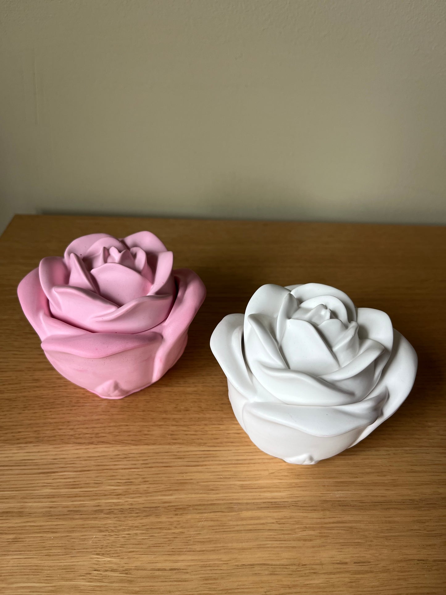 Bakje roos roze/wit