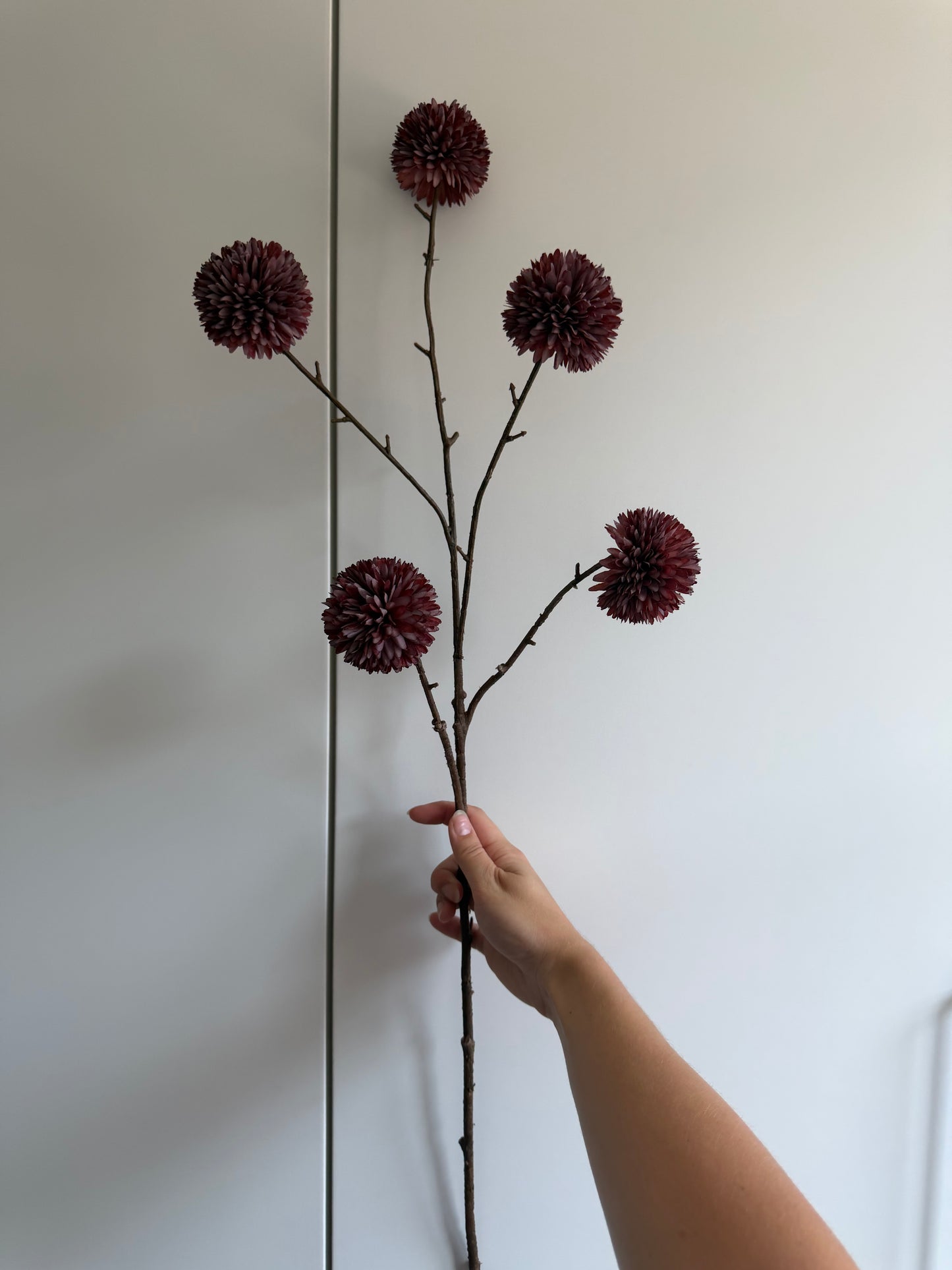 Pompom tak bordeaux